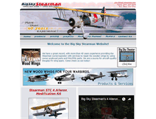 Tablet Screenshot of bigskystearman.com